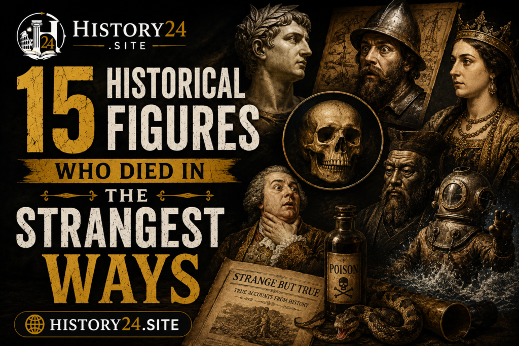 15 Historical Figures Who Died in the Strangest Ways