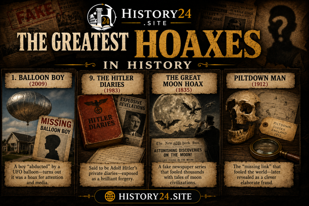 The Greatest Hoaxes in History